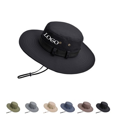 Waterproof Wide Brim Bucket Hat