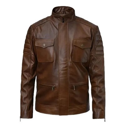 Elite Boss Leather Jacket ( XS - 4XL )