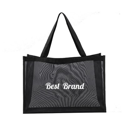 Large Capacity Mesh Tote Bag