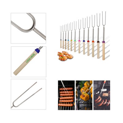 Stainless Steel Retractable Roasting Stick