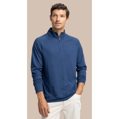 Southern Tide® Cruiser Heather Quarter Zip Pullover