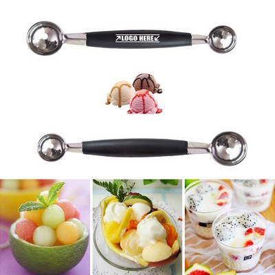 Dual Headed Ice Cream Scoop Salad Spoon