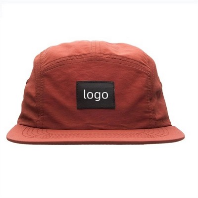 5 Panel Lightweight Nylon Cap / Camp Hat