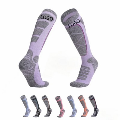 Women'S Knee High Sweat-Absorbing And Warm Socks