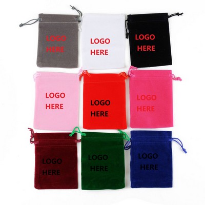 Velvet Drawstring Bags Jewelry Pouches