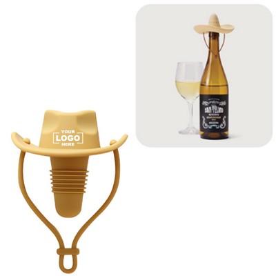 Sombrero Silicone Wine Bottle Stopper