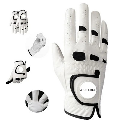 Golf Gloves with Ball Marker