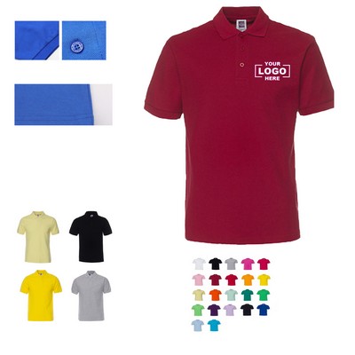 Solid Color Cotton POLO Shirt