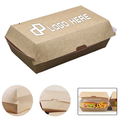 8.07X4.17X2.99Inch Kraft Paper Fried Chicken Box