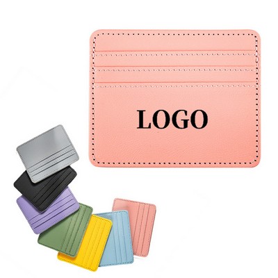 Large Capacity Pu Card Holder