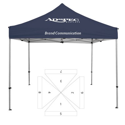 10' x 10' Premium Canopy and Frame - Printed