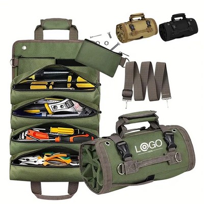 Heavy Duty Tool Roll Bag Organizer