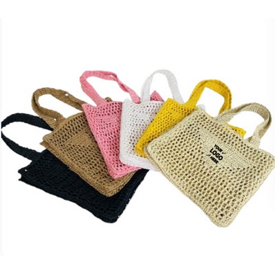 Hollow Knitted Shoulder Bags Women Handbag