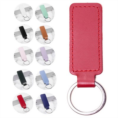 PU Leather Keychain Keg Ring