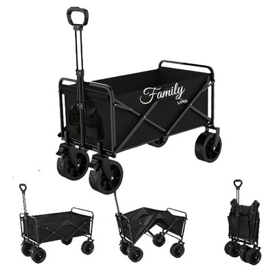 Folding trolley with canopy