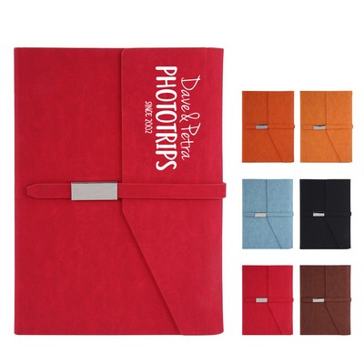 A5 Pu Leather Notebook with Ribbon Bookmark