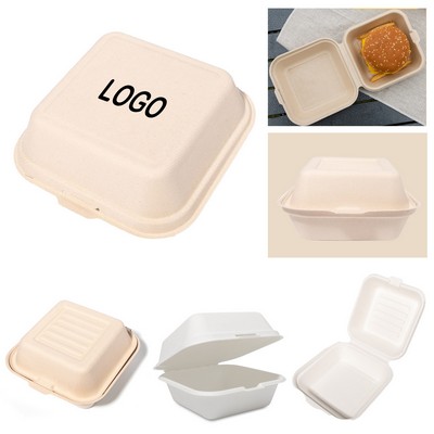 Compostable Clamshell Take Out Food Containers