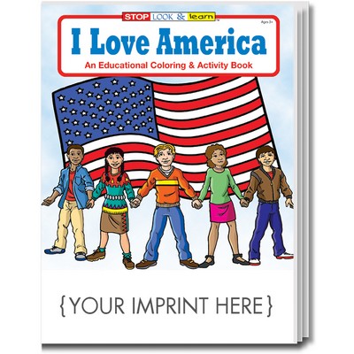 I Love America Coloring Book