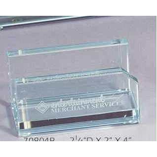 Jade Glass Business Card Holder