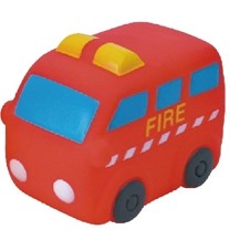 Rubber Fire Engine Toy