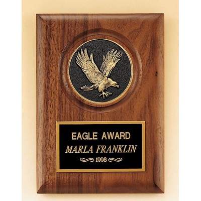 Airflyte Collection Plaque w/ Detailed Eagle Medallion (5"x7")