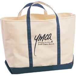 18 Oz. Color Canvas Boat Tote Bag (28"x16"x10")