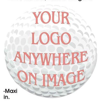 Golf Ball Maxi Magnet (6 Square Inch)