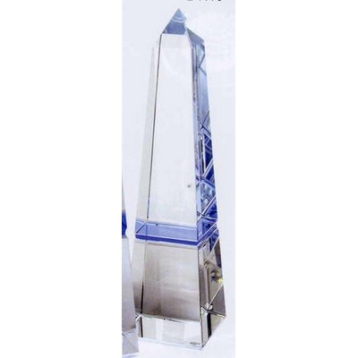 Blue Obelisk Award (2 3/8"x2 3/8"x10")