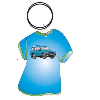 SUV Executive T Shirt Keychain w/Mirrored Back (4 Square Inch)