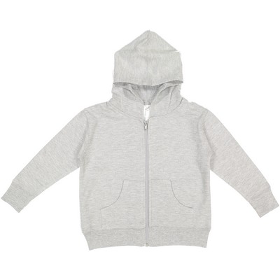 Rabbit Skins Toddler Hooded Full Zip Fleece Sweatshirt