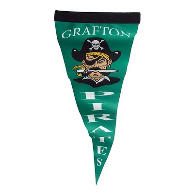 Custom Woven Pennant - "Elite" Weave