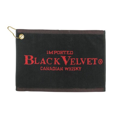 Jacquard Velour Golf Towel (11"x16" Woven)