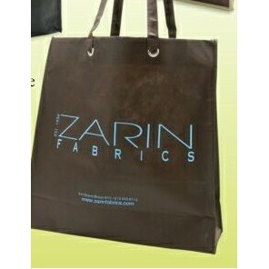 Imported Non-Woven Designer Style Tote Bag w/ Grommets (16"x6"x19")