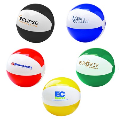 6" Two-Tone Beach Ball