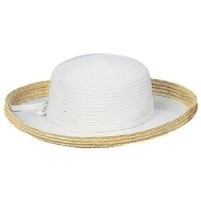 Ladies' Braided Cotton & Straw Hat