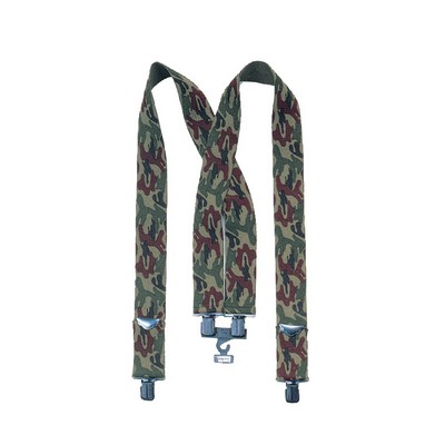 Camouflage 2" Pants Suspenders