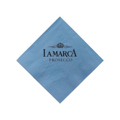 Beverage Napkin - Light Blue - Tradition