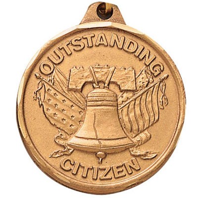 E Series Die Struck Academic Outstanding Citizen Medal