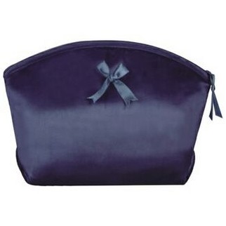 Pretty Bow Satin Cosmetic Bag