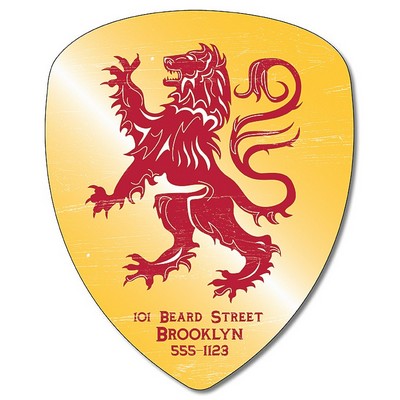 Magnet - Badge / Crest / Shield Shape (4x4.9) - 25 mil.