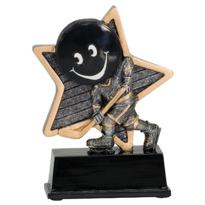 Hockey Little Pals Resin Award - 5" Tall