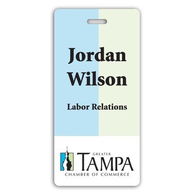 Name Badge W/Personalization (4.375"X2.125") Rectangle