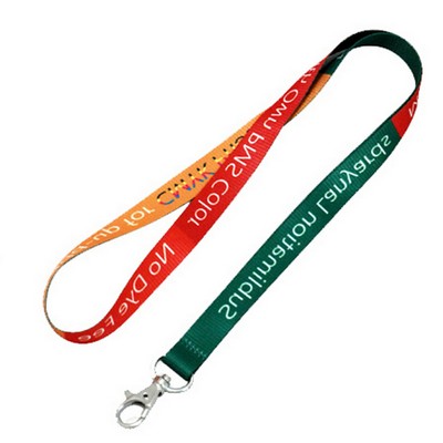 Dye Sublimation Polyester Lanyard (36"x 3/8")