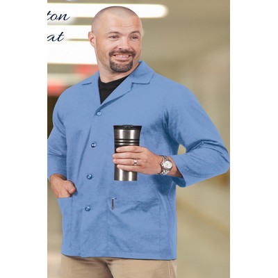 Men's Button Counter Coat (4XL-5XL)