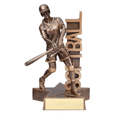 6.5" Softball Billboard Resin Series Trophy