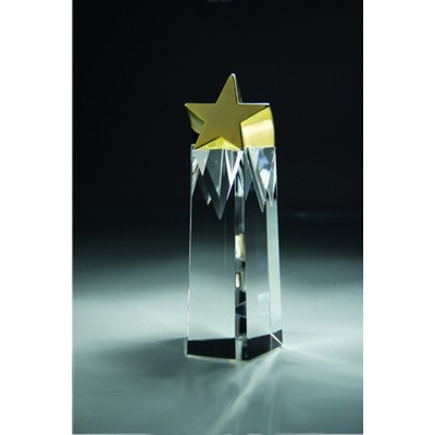 Golden Crystal Star Award (3.5"x9.5")