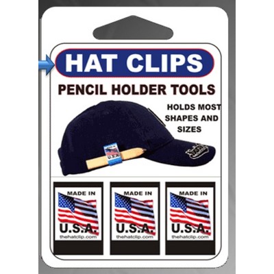 Hat Clip Pencil Holder Tool (3 Pack) *LOW MINIMUMS* Customized