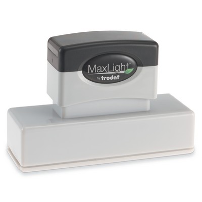 MaxLight™ Pre Inked Rectangle Stamp (5/8" x 3 1/4")