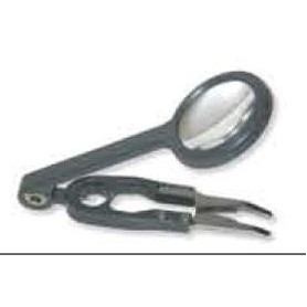 Fish 'N Grip 4.5x Power Magnifier w/ Tweezers, Hook Cleaner & Line Cutter