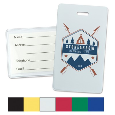 Semi-Rigid Vinyl Luggage Tag Holders